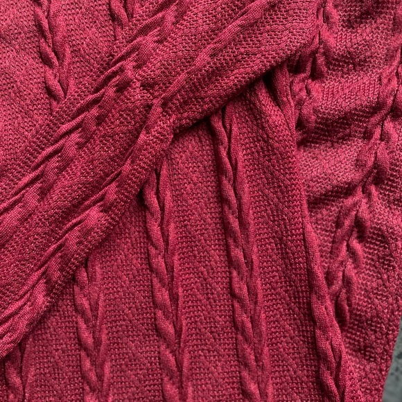 Long Bodycon Roolee Red Sweater Dress - New with tags - Picture 4 of 4